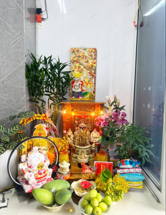 Lý do chọn bộ bàn thờ ông Địa mệnh Hỏa